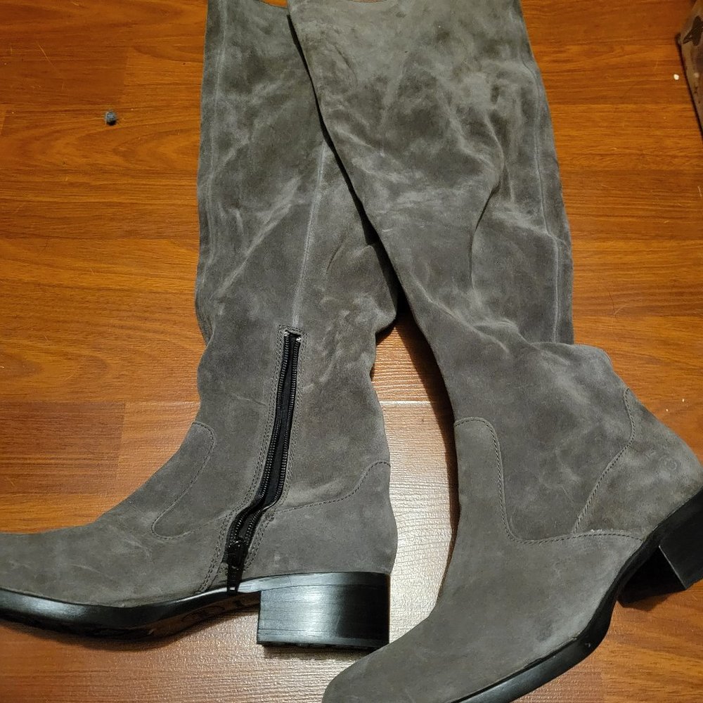 Born cricket suede over the knee boots